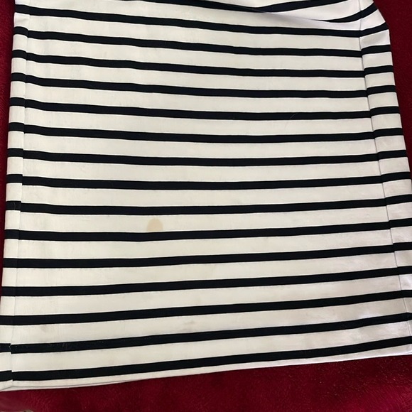 Banana Republic Striped Sleeveless Cropped Wide Leg Jumpsuit Size 0 - Picture 6 of 7